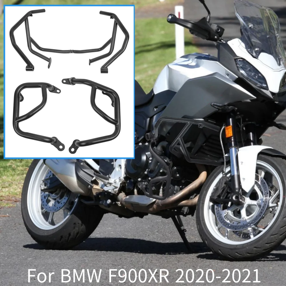 

F900 XR F 900XR Upper Lower Bumper Protector Motorcycle Engine Guard Crash Bar Bars for BMW F900XR 2020-2021 Accessories