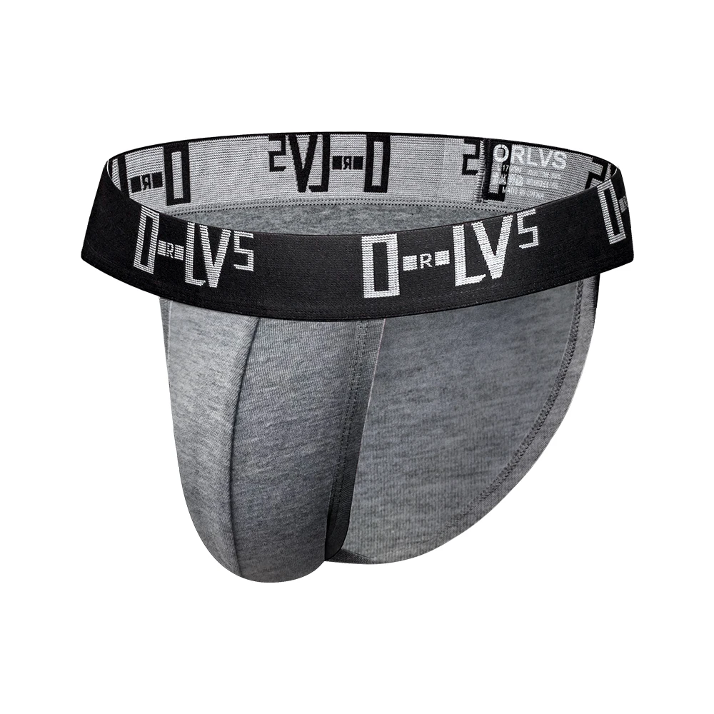 ORLVS Men\'s Underwear Men Sexy Briefs Jockstrap Pouch  Cuecas Man Cotton Panties  Thongsmen bikini Underpants  Gay Slip Homme