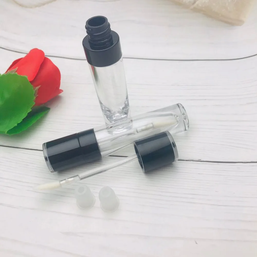 Direkt vom Hersteller: 5ml 8ml Leere Lipgloss-Tuben, Klare Lipgloss-Flaschen in Pink, Schwarz, Nachfüllbare DIY-Kosmetikverpackungen – Detail 4