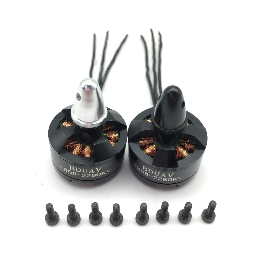 

1pcs 1806 2280KV Clockwise CW CCW Brushless Motor Mini Multi-rotor Motor for 250 Across FPV 260 RC Quadcopter Aircraft