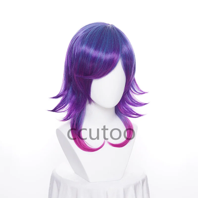 LOL Neeko Cosplay Wigs The Curious Chameleon Game Cosplay Wig Heat Resistant Synthetic Hair + Free Wig Cap