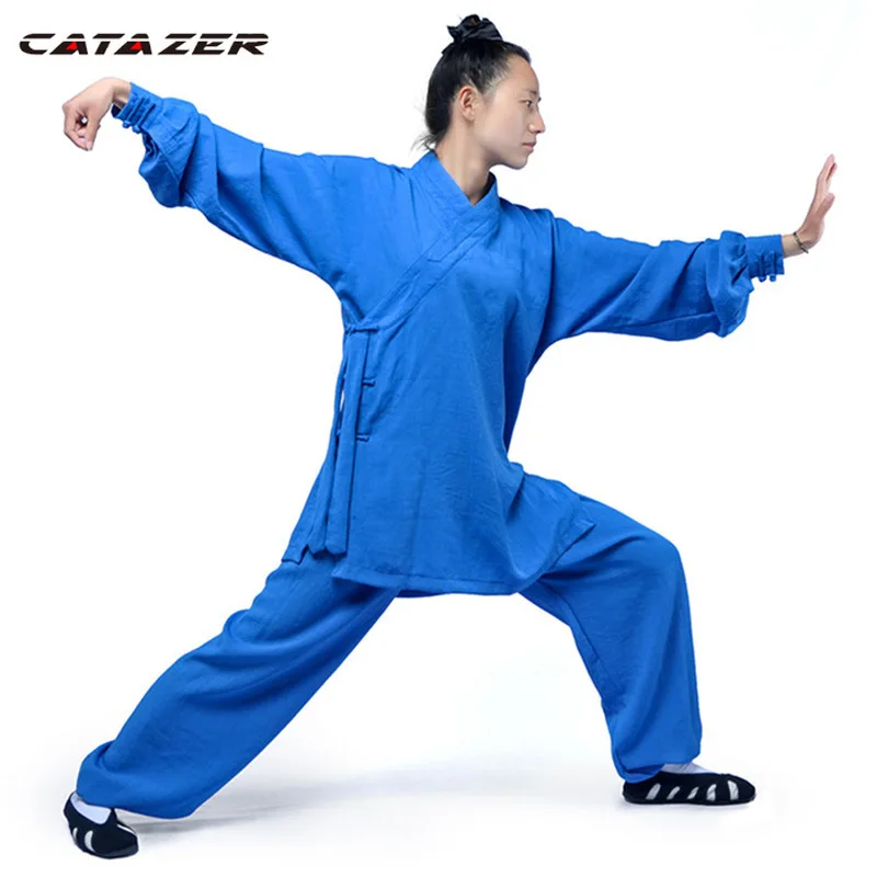 

Linen Shaolin Uniform Buddhist Monk Kung Fu Martial Arts Suit Tai Chi Wing Chun Wudang Taoist Clothes