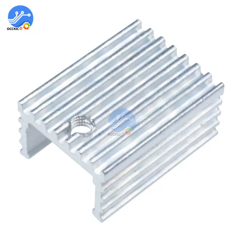 5 pz 21*15*10mm dissipatore di calore aletta di raffreddamento radiatore radiatore dissipatore di calore in alluminio per strumenti elettronici