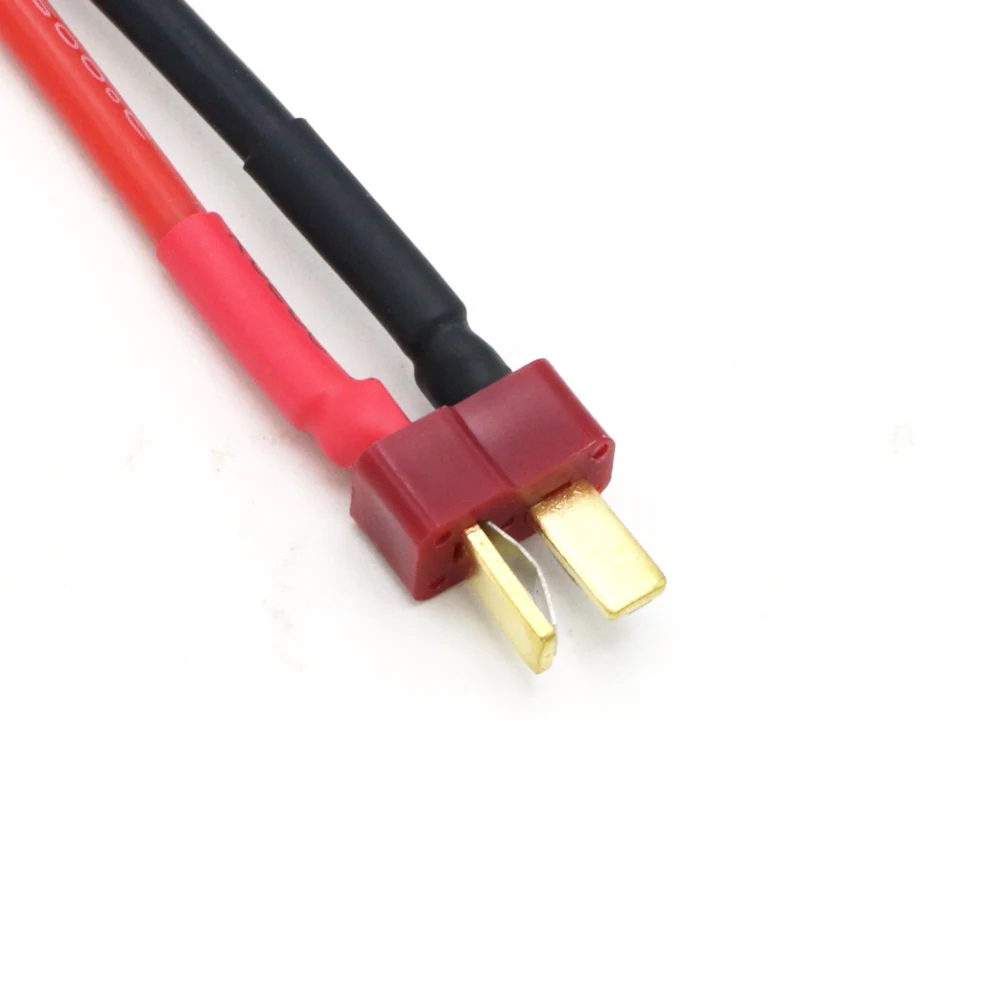 Cabo de extensão leva adaptador para bateria RC Lipo, fêmea Deans XT60/T Plug para macho, 14AWG, 30cm