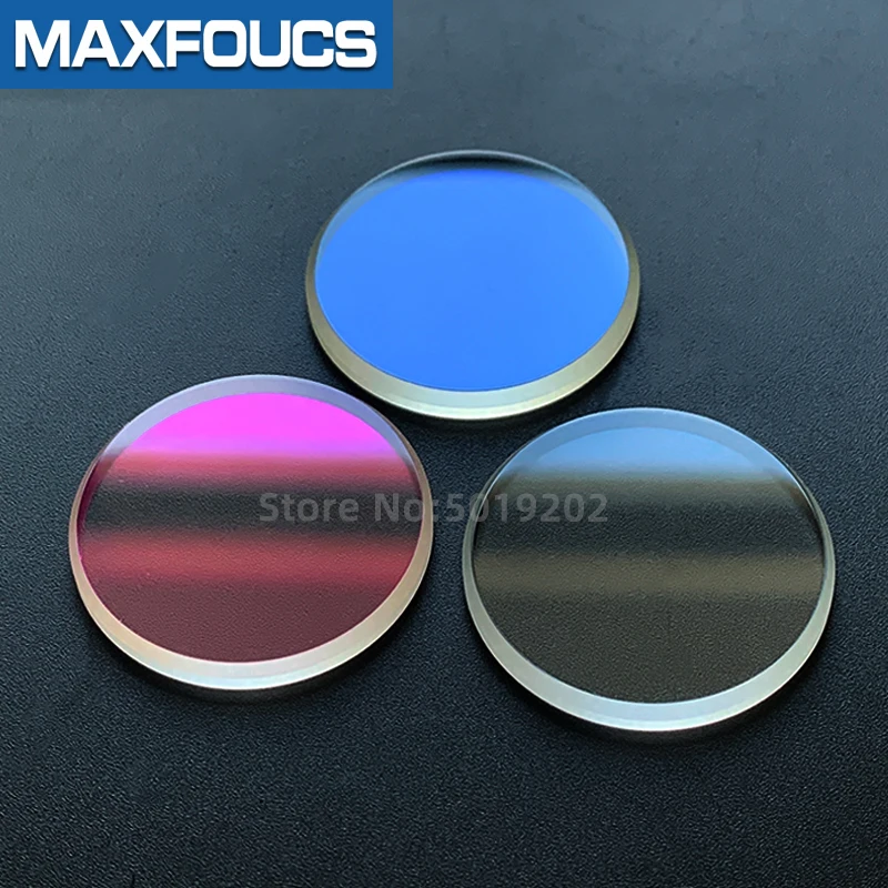 For Skx013 Sapphire  Watch Glass Watch partl with  Blue AR Coating / Transparent /Red AR Coating  Flat 28x2.5mm