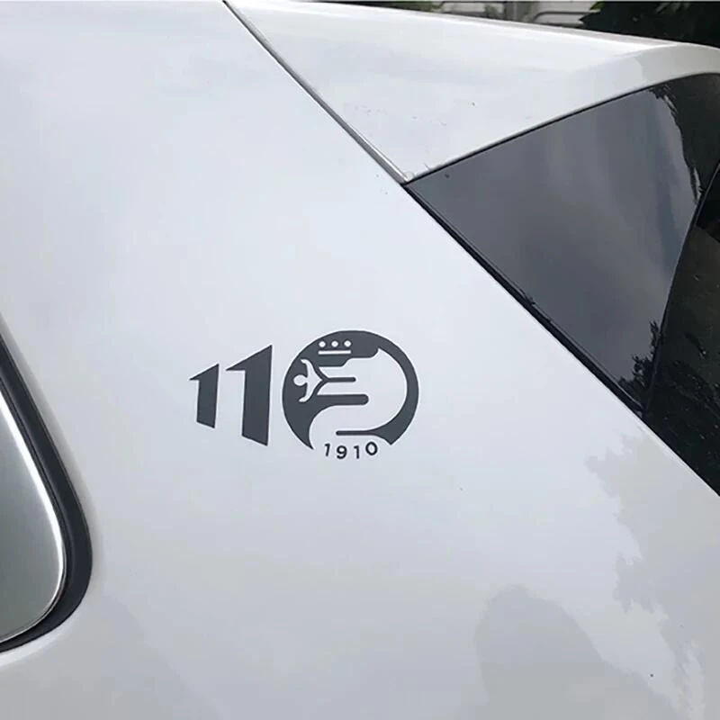 For Alfa Romeo giulia modified 110th anniversary decoration stickers stelvio body stickers garland stickers