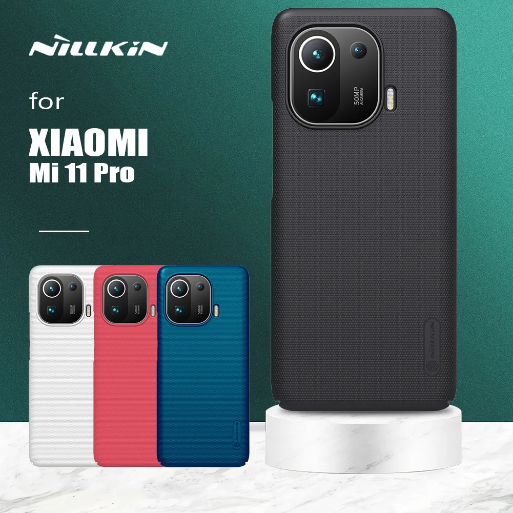 Nillkin for Xiaomi Mi 11 Pro Case Super Frosted Shield Ultra-Thin Hard Protection Back Cover for Xiaomi Mi11 Mi 11 Pro 5G Case