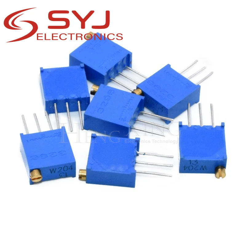 5 sztuk 3296W 3296 50100200500 ohm 1K 2K 5K 10K 20K 50K 100K 200K 500K 1M ohm 103 100R 200R 500R Potencjometr trymera