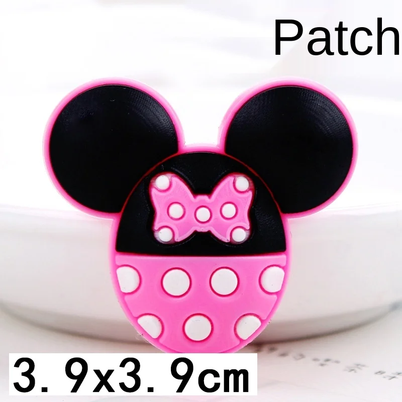 100 pz Disney fai da te Semi-produce bigiotteria in Silicone Patch PVC Paster adesivi per la copertura della cassa del telefono cellulare auricolare custodia scarpe