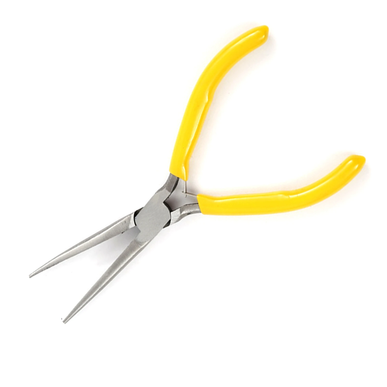 Multi Functional Mini Long Needle Nose Precision Pliers Modeling Jewellery Wire Work Small Plier Cutting 5 inch Hand Tool Yellow