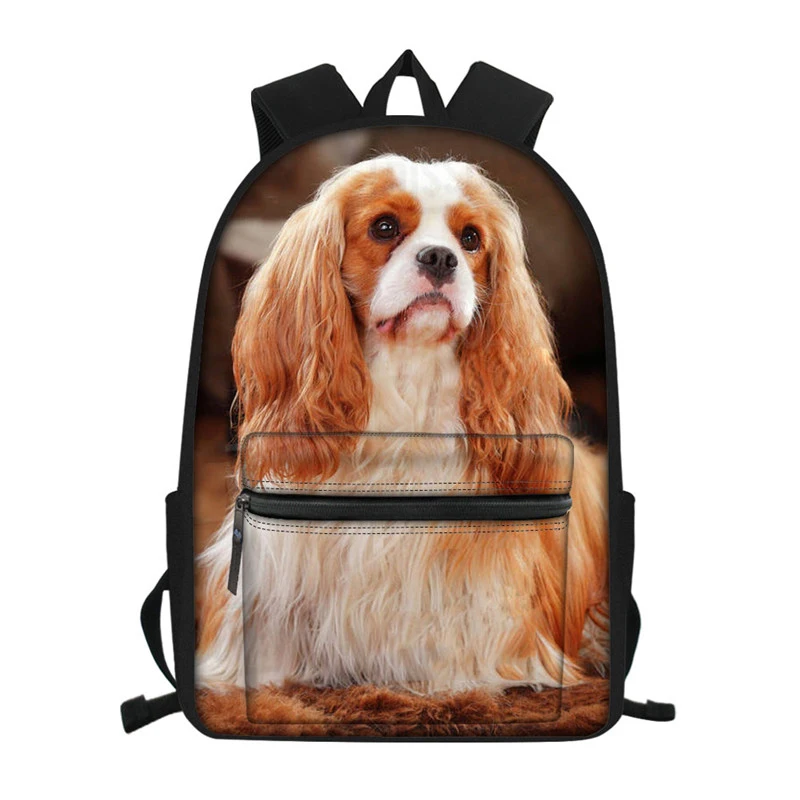 School Rugzakken Voor Tienermeisjes Cavalier King Charles Spaniel Hond Tas Multifunctionele Laptop Midden Schooltassen