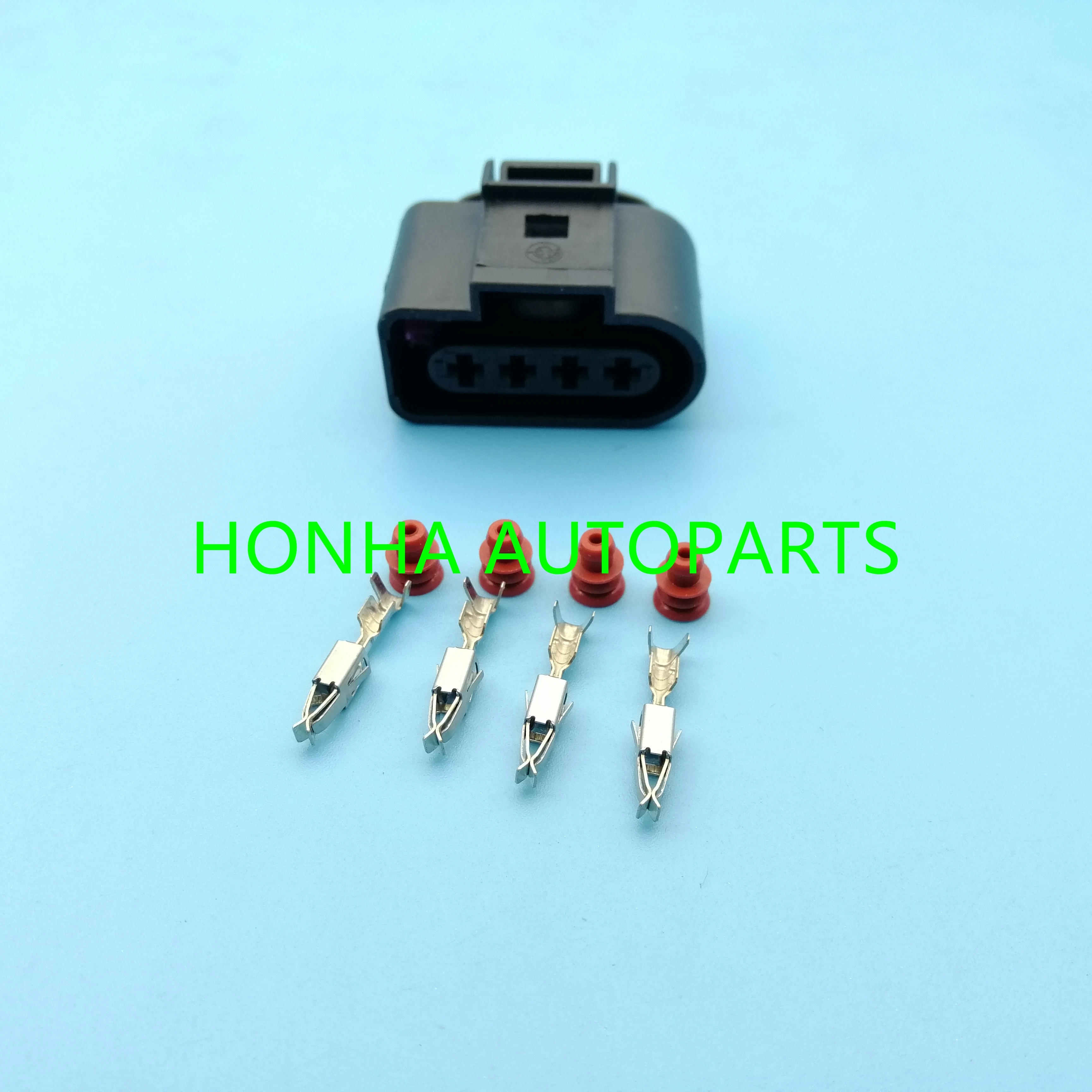 4 Pin 3.5 series Automotive coil Extension adapter electrical wire connector plug 1J0973724