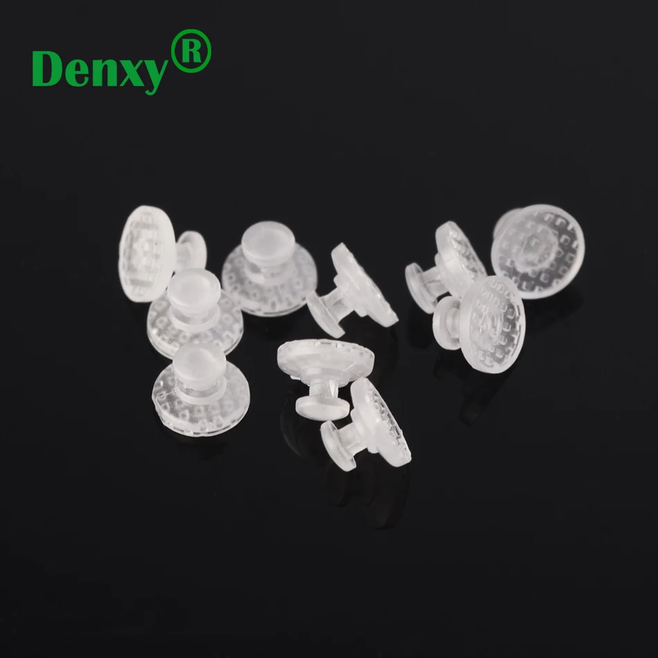 Denxy High Quality Orthodontic Ceramic Lingual Button Invisible Orthodontic Lingual Button Ortho Bracket Dental Materials