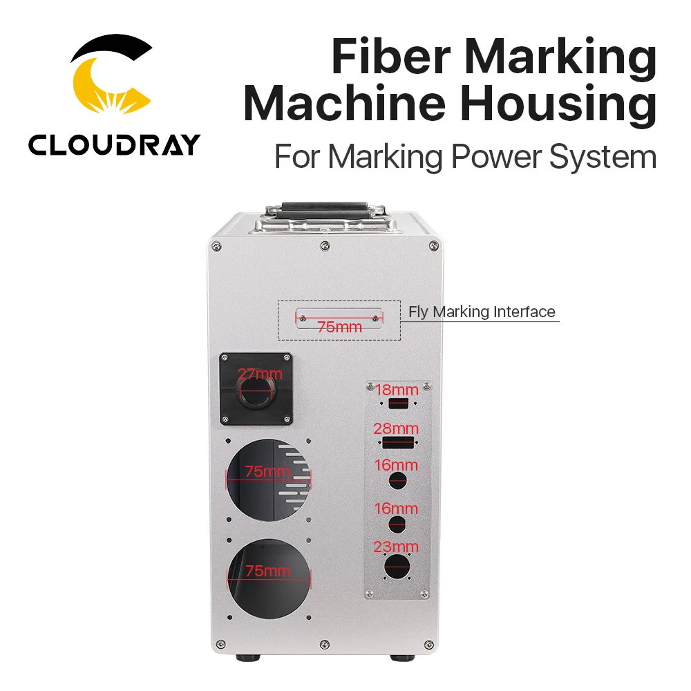 Cloudray Fiber Laser Power Supply Box Marking Machine Housing Cabinet for DIY Fiber & Co2 Marking Machine Installation