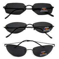 3 Mix Matrix Neo Style Polarized Sunglasses Ultralight Rimless Men Driving Brand Design Sun Glasses Outdoor Sports Sun Eyewear