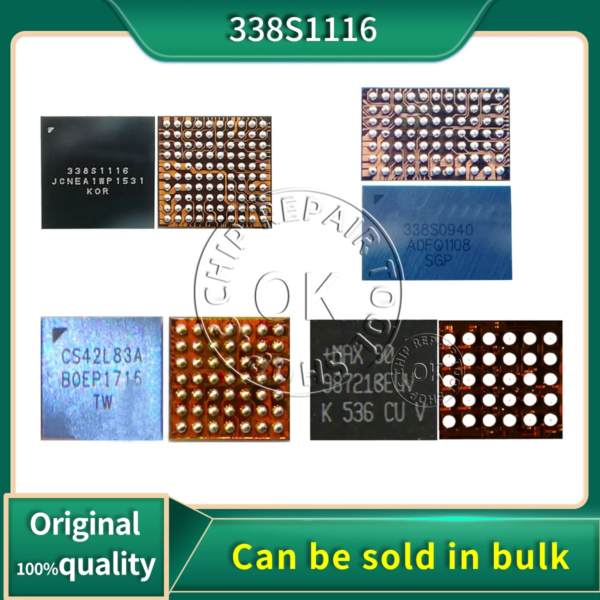 

Light control IC For Ipad 338S1116 338S1213 338S1199 338S0940 CS42L83A 46L10A0 MAX98721BEWV MAX98723B MAX98730EWJ Audio ic