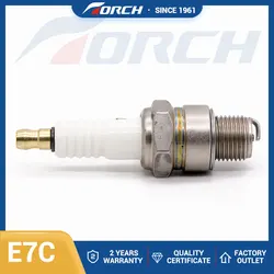 China Original Spark Plug TORCH E7C Replace for Candle B6HS B7HS Champion L82C L78C  4093 Denso W22FS-U BERU 14Z-3CU