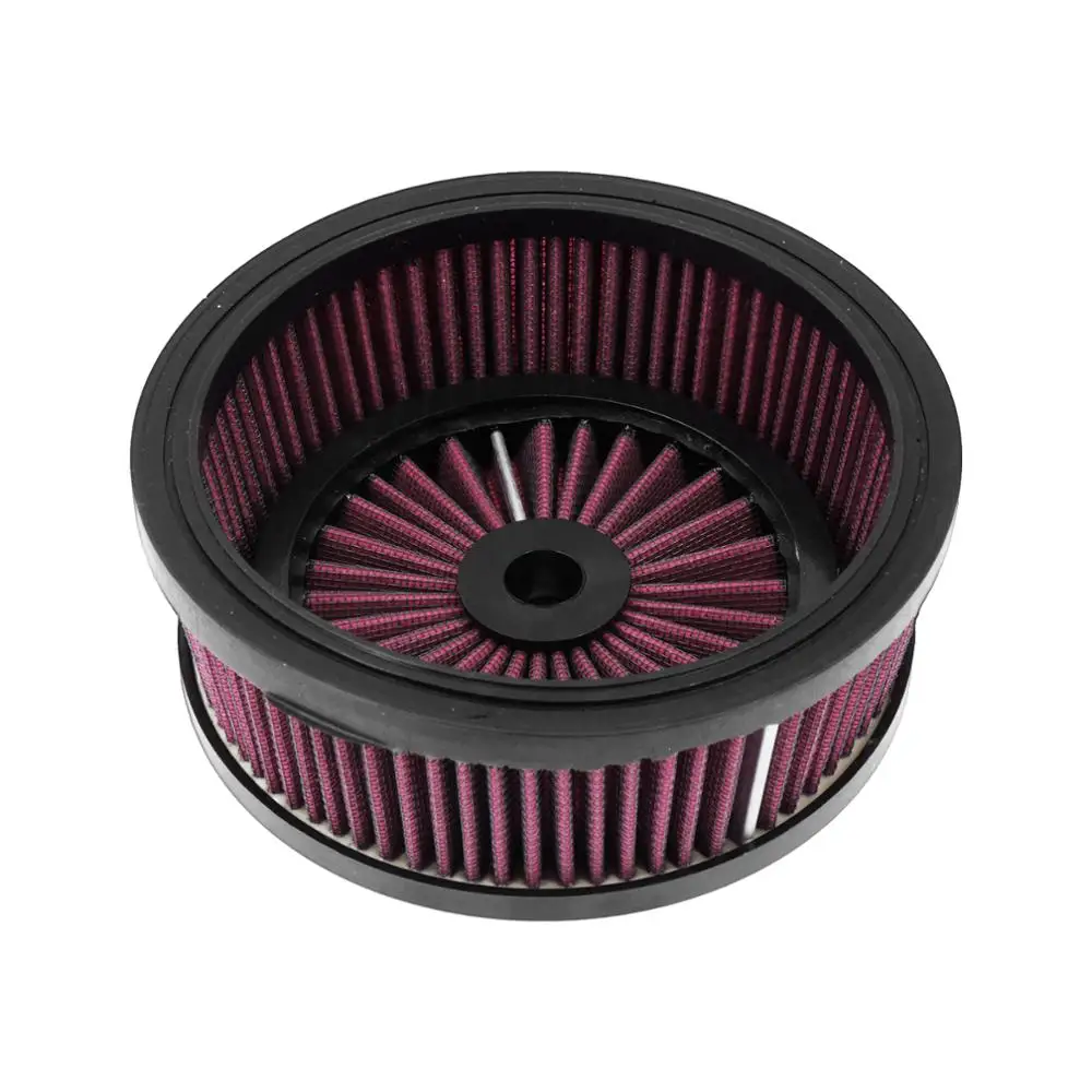 Motorcycle Red Air Cleaner Intake Filter Element Repalecment For Harley Sportster XL 883 Dyna Softail Touring Road Street Glide