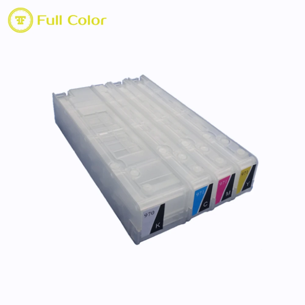 

FULLCOLOR refillable empty cartridge xl with auto reset chip 970 971 970xl 971xl for hp officejet Pro 451 551 476 576 printer