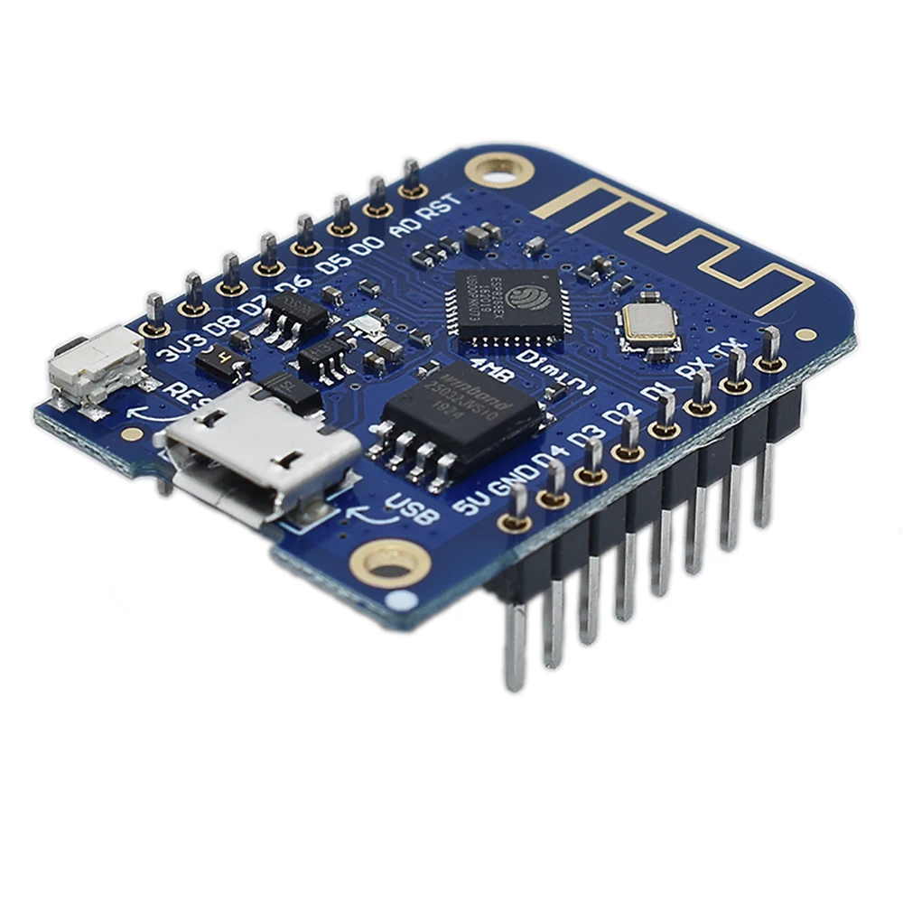 Wemos D1 Mini V3.0.0 WIFI Internet of Things Development Board Based ESP8266 CH340 CH340G 4MB For Arduino Nodemcu V2 MicroPython