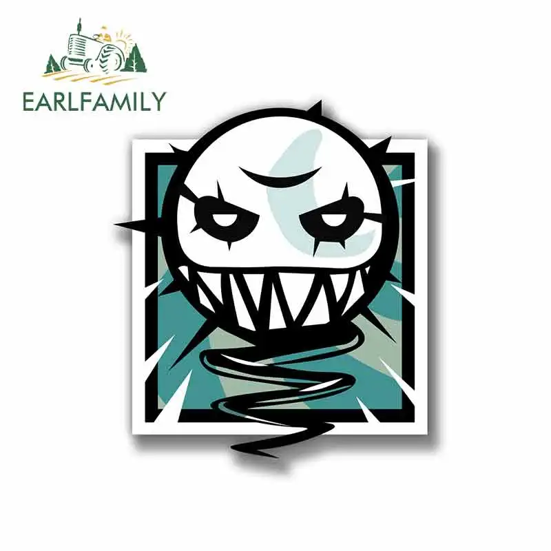 EARLFAMILY 13cm x 11.4cm for Rainbow Six Siege Ela Gaming Cartoon Car Stickers Vinyl JDM Bumper Trunk Truck Graphics Fine Decal