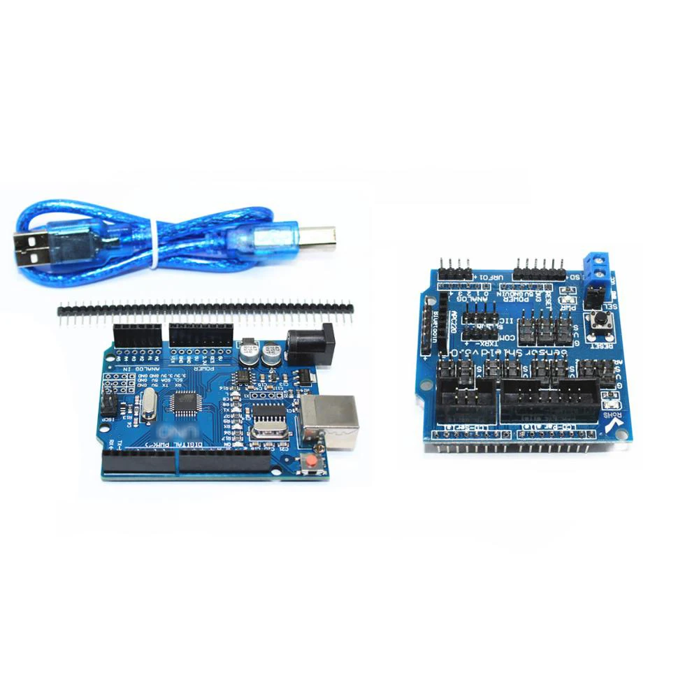 

R3 Board for Arduino+ Servo Shield V5.0 Board for Control Robot Arm Wall Drawing Machine