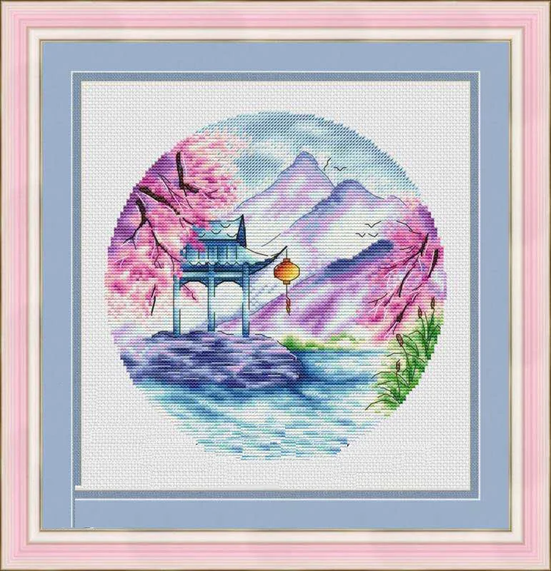 MM201023 Homefun Cross Stitch Kits Package Greeting Needlework Counted Cross-Stitching Kits New Style Joy Sunday Kits Embroidery