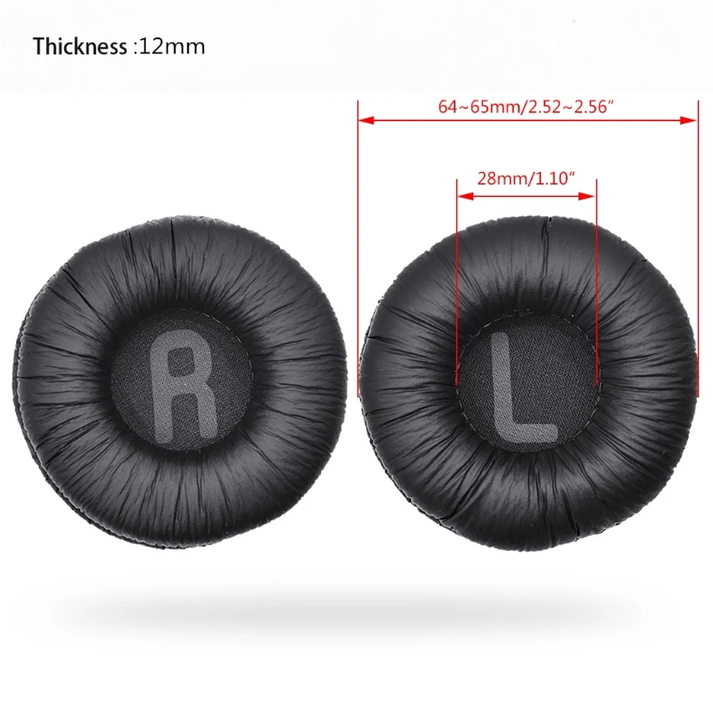 2021 New 1Pair Replacement Soft Memory Foam Ear Pads Cushion Leather Earpads for Jabra Move Wireless Headphones Cover