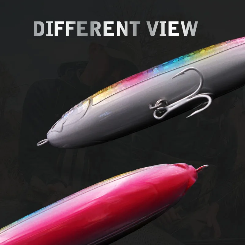 Wondershot D07 Hot model quality pencil 1PC 12cm 33g Hard Fishing Lure Topwater Lake River Fishing Wobblers Carp Fishing Baits