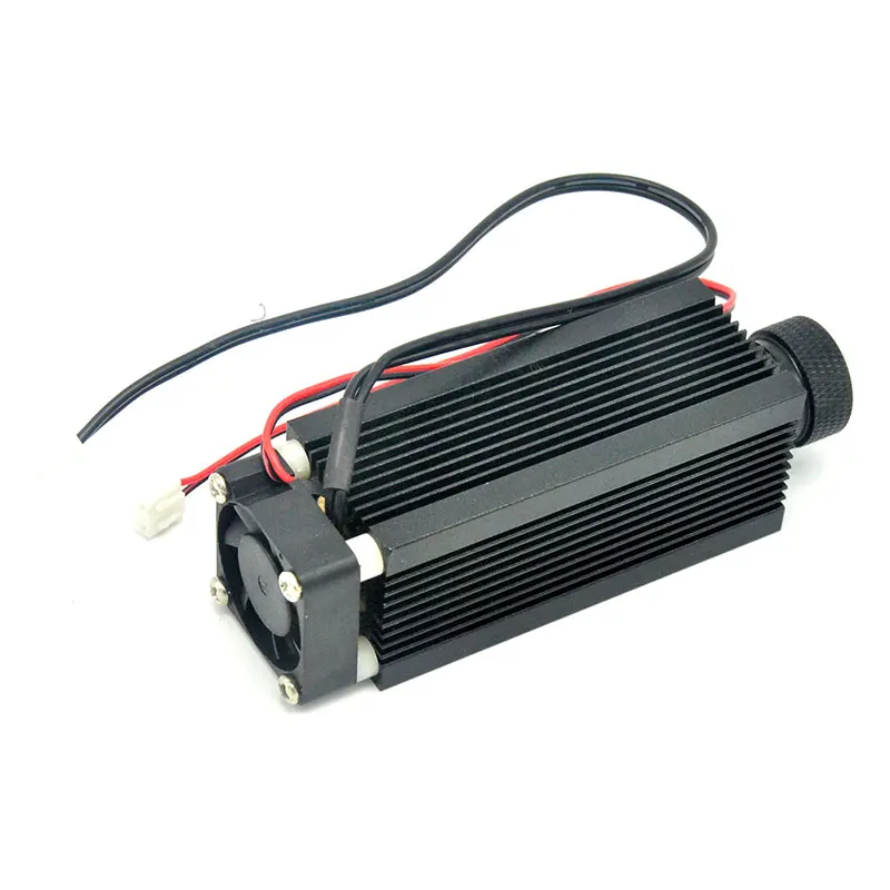C-mount IR Laser Diode Housing Heatsink 808nm 980nm Diodes DIY W/ Glass Lens Fan