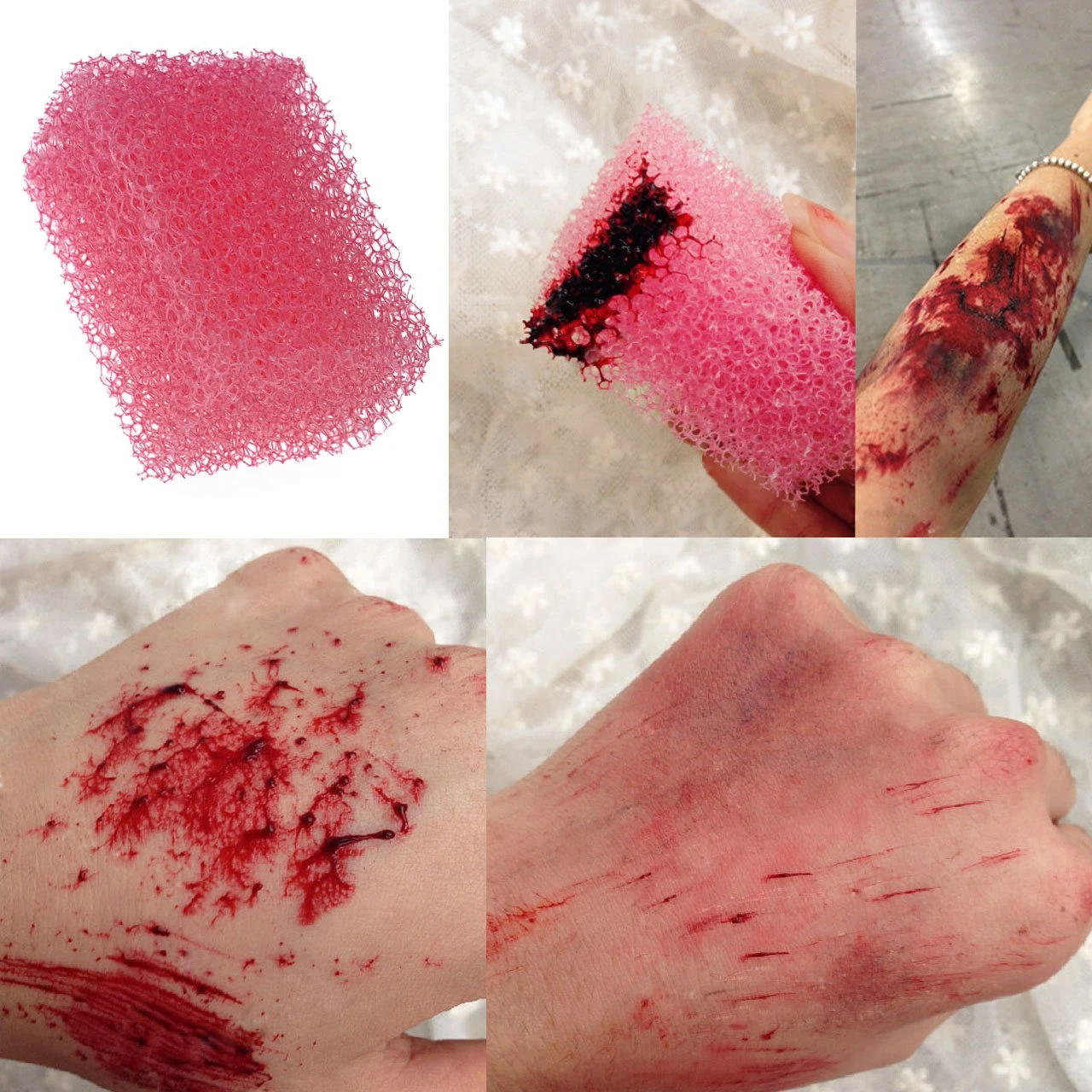 Kit de cera para cicatrices, moldura falsa, cera para heridas en la piel, efectos especiales, pintura corporal, juego de Halloween, juego de maquillaje SFX para escenario de nariz falsa con espátula