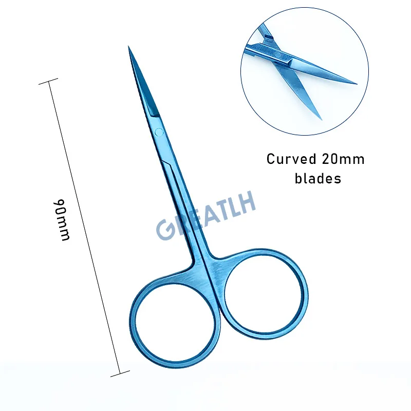 

Ophthalmic scissors Iris scissor curved straight Scissors veterinary Ophthalmic eye instrument