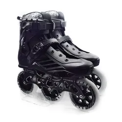 3 wheels 110mm Adult Roller Skates Shoes Speed Skating 4 Wheel 80mm Slalom FSK Skate Patines for Powerslide for Cityrun For SEBA