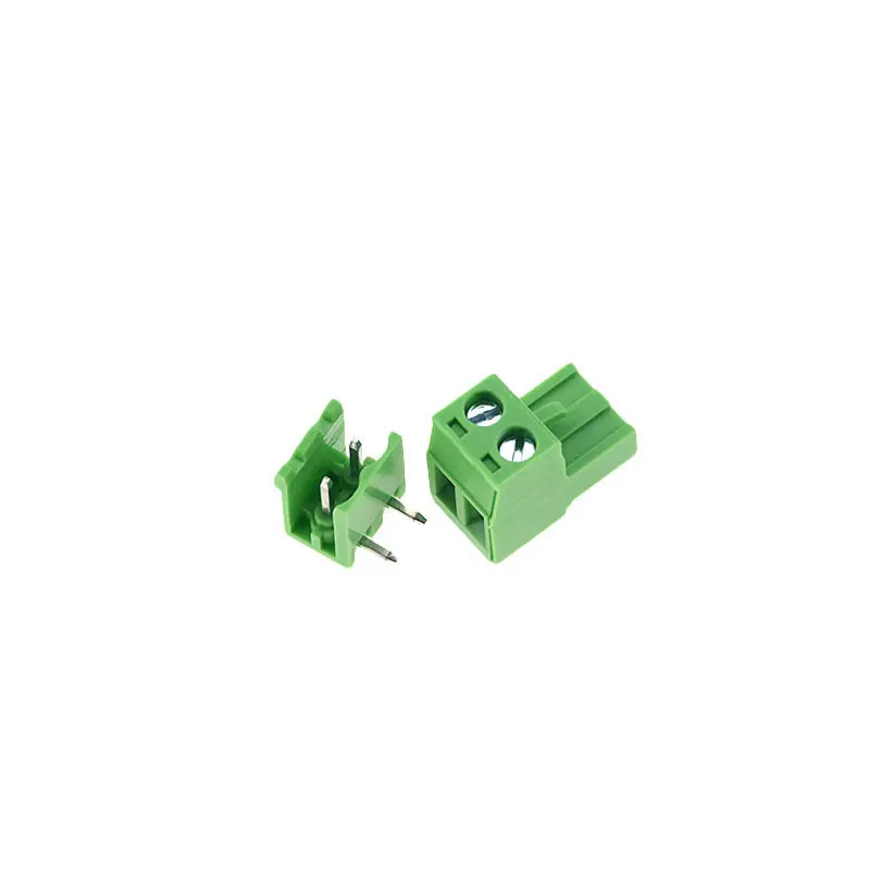 10sets HT5.08 Right Angle 2 3 4 5 6 7 8 9 10 12 pins Terminal plug type 300V 10A 5.08mm pitch PCB connector screw terminal block