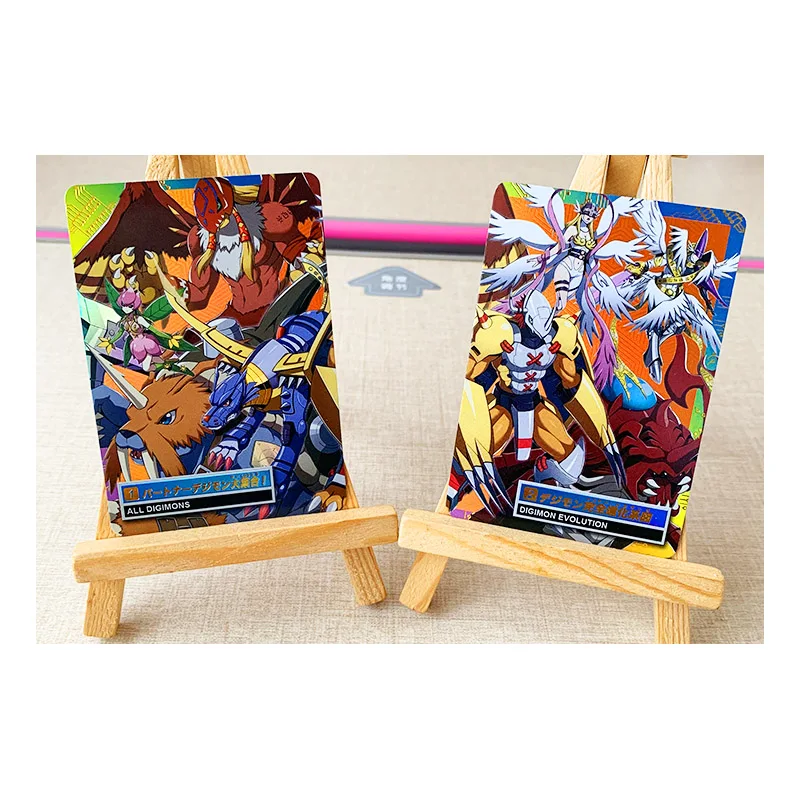 2pcs/set Digimon Digital Monster Toys Hobbies Hobby Collectibles Game Collection Anime Cards