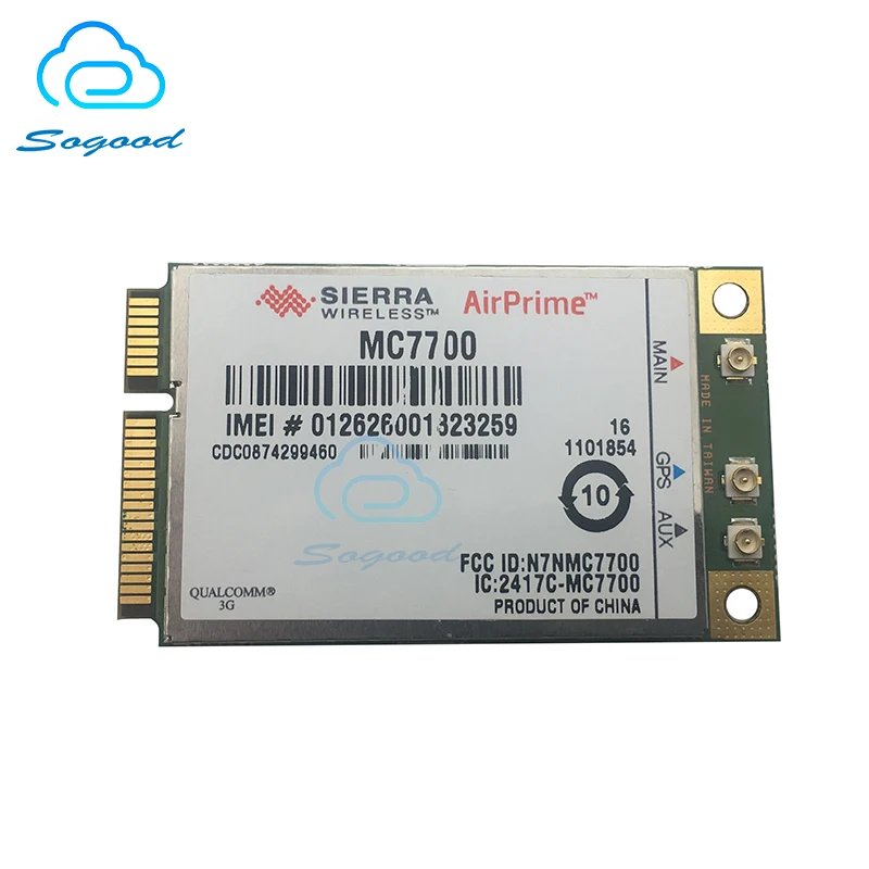 Sierra Wireless Mini PCI-E 3G/4G WWAN GPS module Sierra MC7700 PCI Express 3G HSPA LTE 100MBP Wireless WWAN WLAN Card GPS Unlock