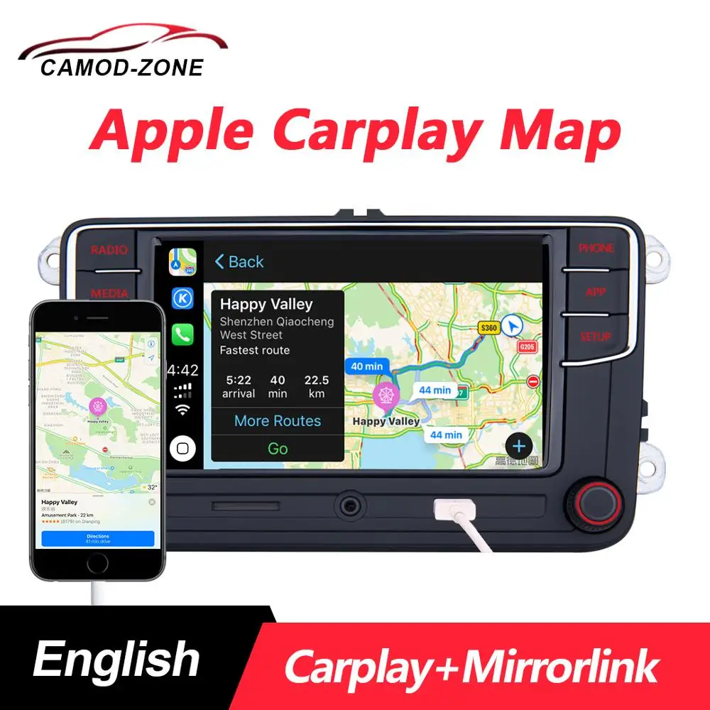 RCD330 Plus RCD330G Carplay Mirrorlink MIB Car Radio Classia DS 6RD 035 187B For VW Golf 5 6 Jetta CC MK6 MK5 Passat Tiguan