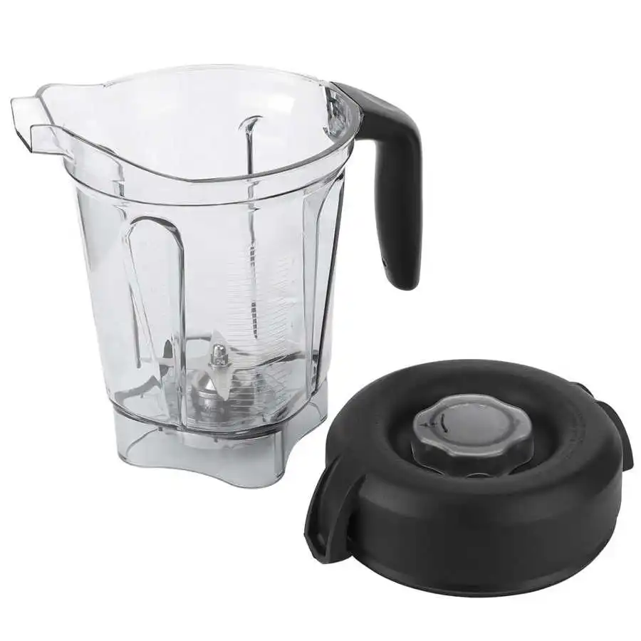 64oz Transparent Blender Pitcher Container with Blade Lid Fit for Kitchen Juicer Blender Cup Replacement Parts Accessory