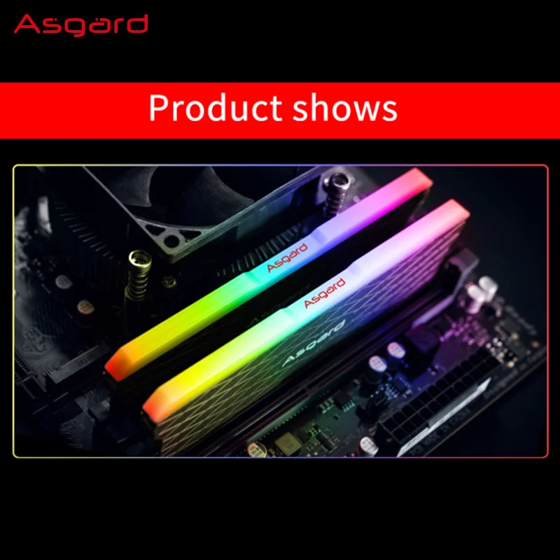 Imagem -03 - Memória de Desktop Ram Rgb Ddr4 gb 16 gb 32 gb 3200mhz Ddr4 1.35v Dimm Asgard-w2