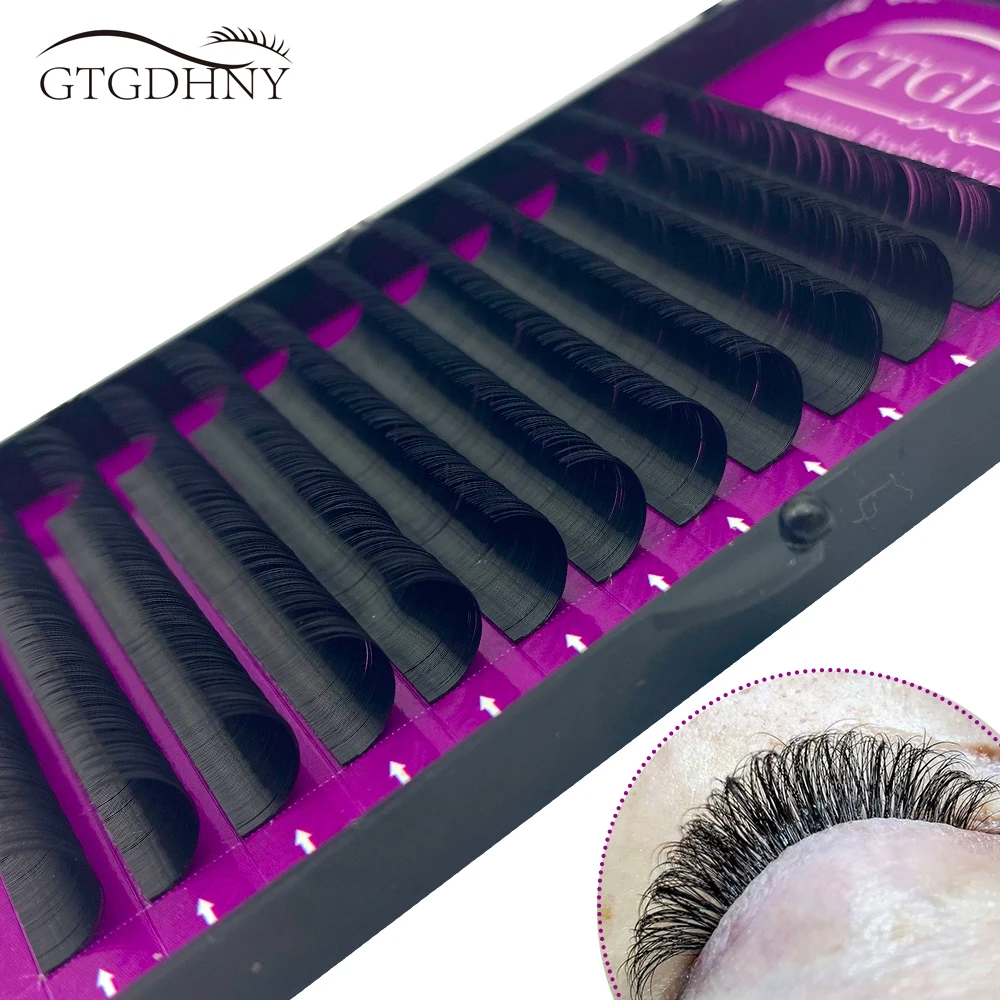 Individual Classic Eyelash Extension C/CC/D/DD Curl Lashes Extension Russian Volume Eyelashes Matte Faux Mink Professional Cilio