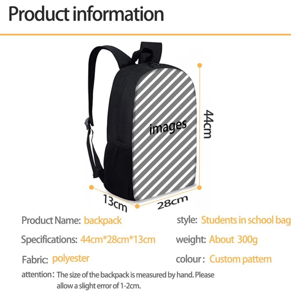 Personality Graffiti Backpack Students School Bag for Teenage Girls Boys Bag Pack Cartoon Printing School Rucksack