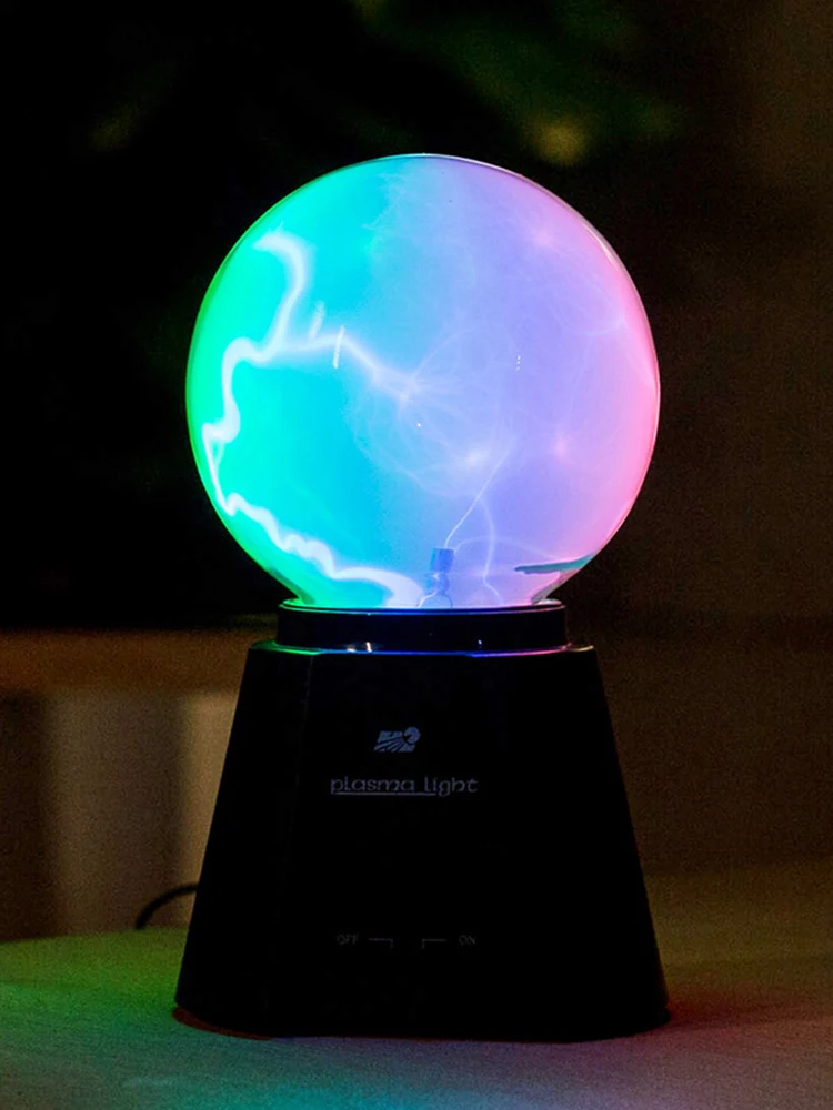 4 Inch Touch Induction Electrostatic Ball Ion Ball Magic Ball Glow Ball Lightning Ball Ion Current Lamp