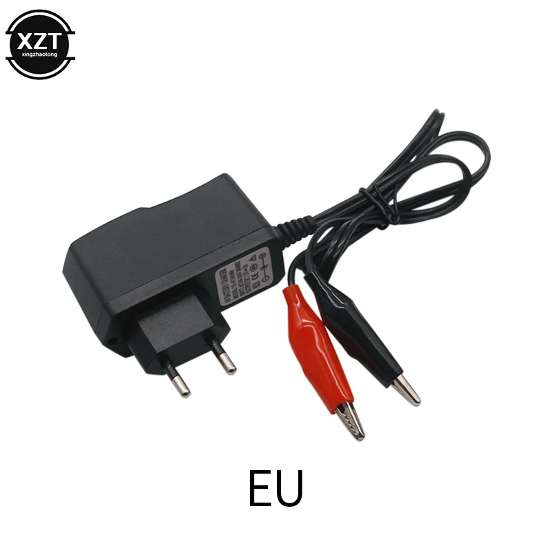 Universal Automatic 6V 1A Battery Charger for Baby Buggy Children Toy Car Motorcycle Lead Acid Sealed Batteries EU/US Plug