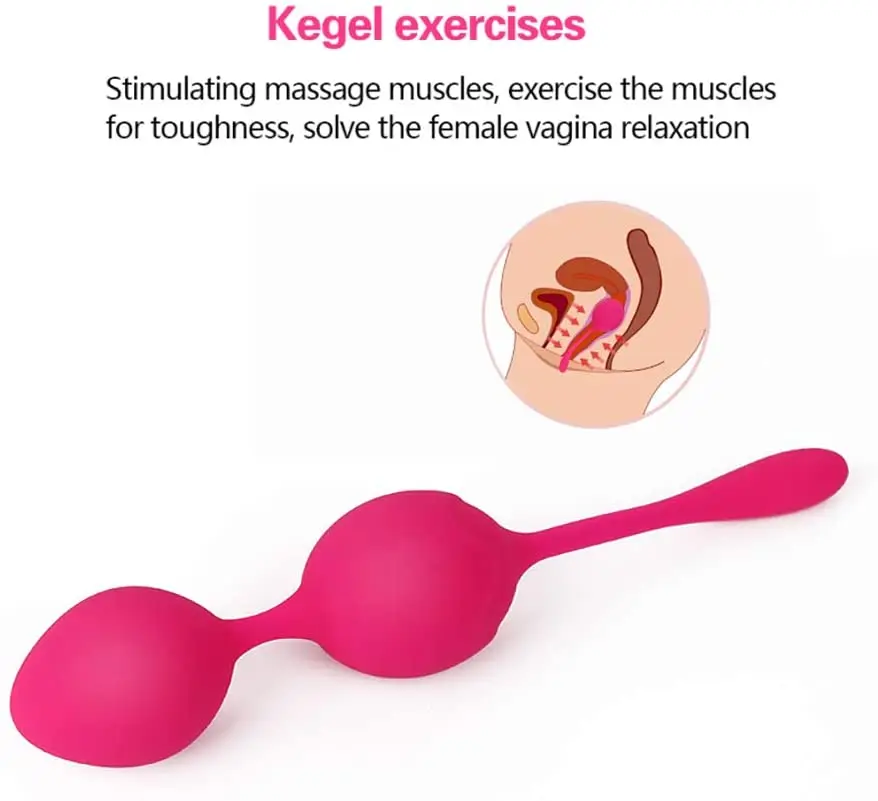 Kegel Balls Vibrator Silicone Ben Wa Ball Wireless Control Vibrating Eggs Shrink Ball Vagina Tighten Exercise Sex Toys For Women