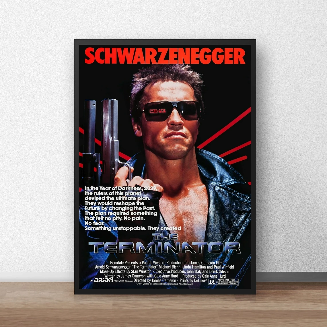 

The Terminator Classic Movie Poster Canvas Art Print Home Decoration Wall Painting ( No Frame )