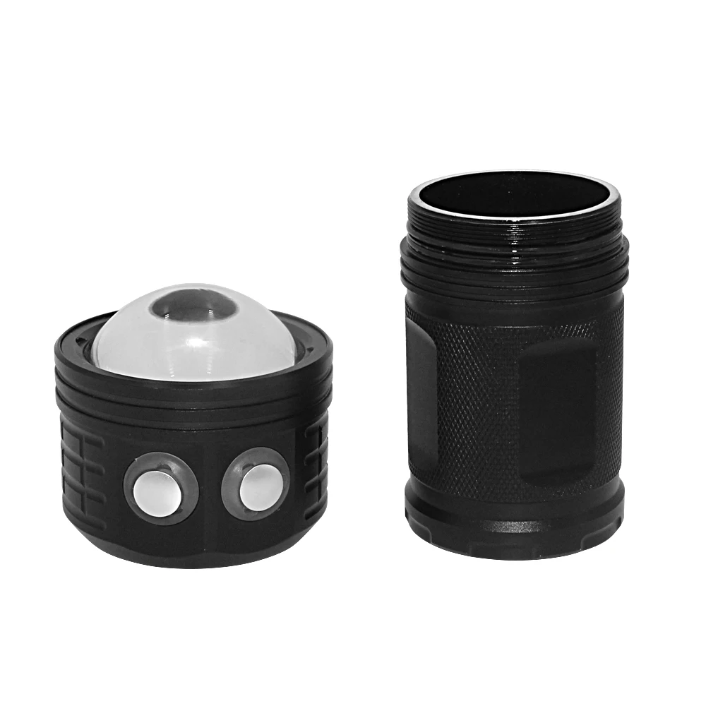Tactical Underwater 100m LED Diving Flashlight Waterproof COB LED 10800Lumens Photography Video Fill Light Torch 4*18650 Battery