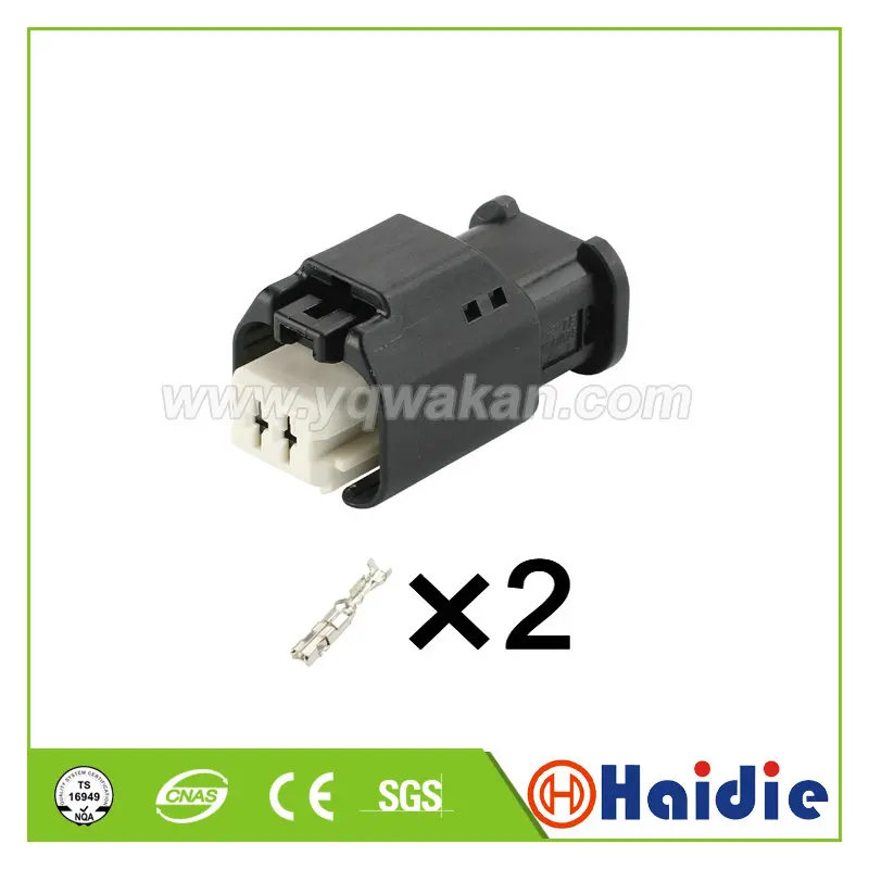 

2setS 2pin Auto Sensor Plug electric wiring electrical cable connector 1801175-7