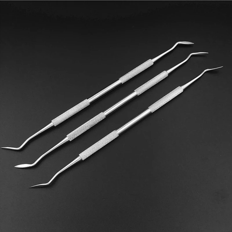 1Pc Stainless Steel Dental Dentist Prepared Tool Set Instruments Tweezer Hoe Sickle Scaler Mirror Tartar Tooth Cleaning can choo