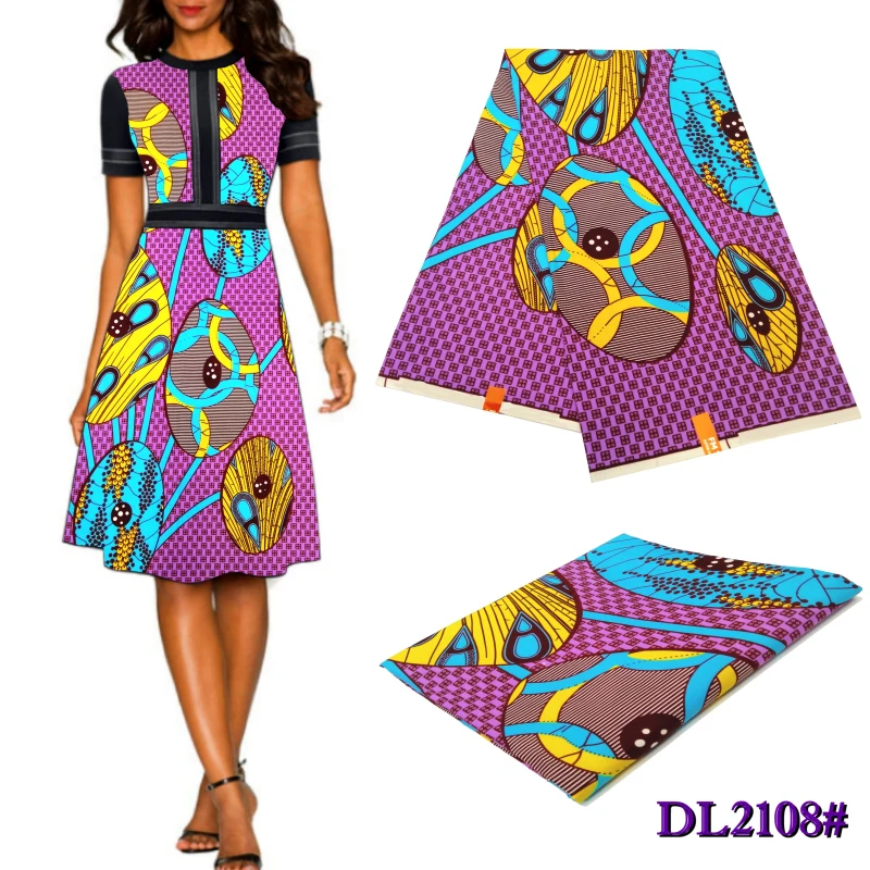 Latest High Quality Soft polyester Popular Style Wax Prints new Fabric African