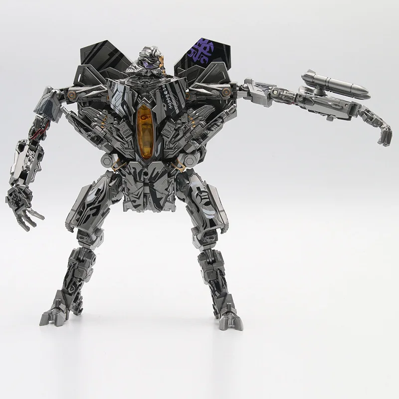 Schwarz Mamba Transformation Spielzeug LS-04S Ls04s Stern Rot Spinne SS Vergrößerte Version Modell F16 Kämpfer Verformung Roboter